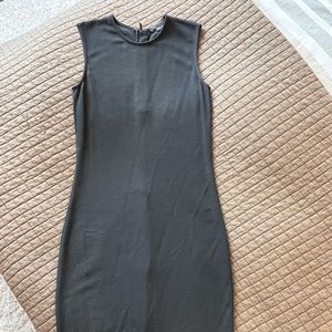 Vince Grey stretch dress bodycon XS 0 2 4